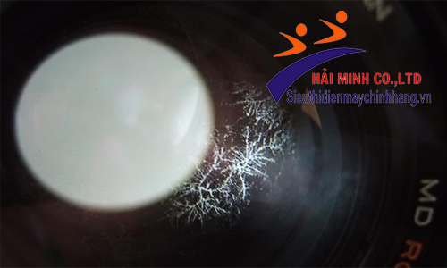 Hình ảnh máy ảnh bị ẩm